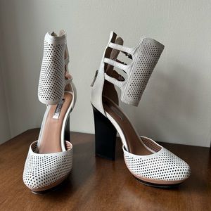 BCBG Bound Leather Pumps